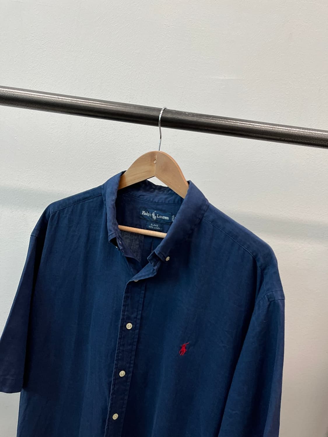 115) 폴로 네이비 린넨셔츠  상품이미지3