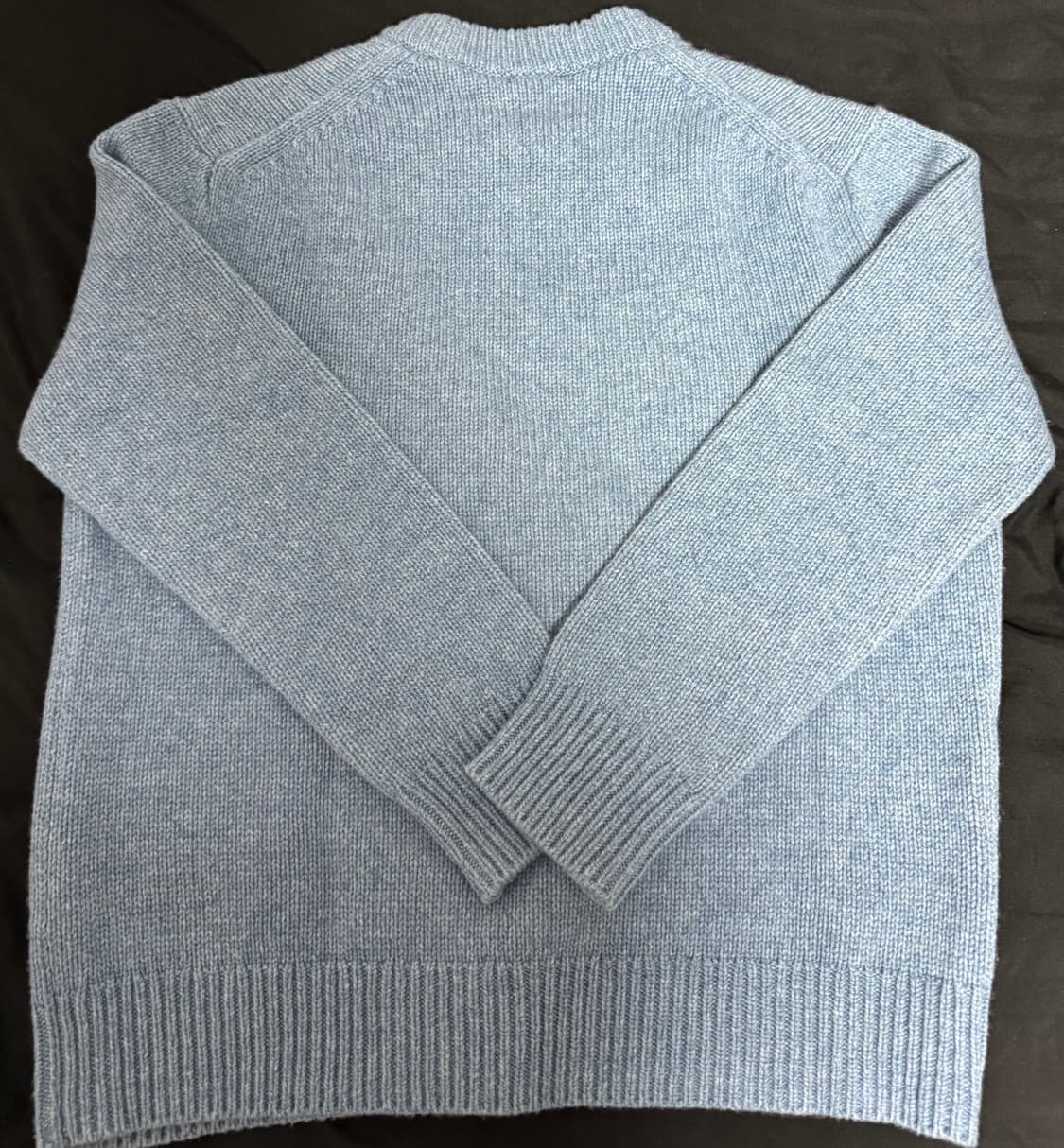 아르켓 헤비 울 니트 스웨터 라이트 블루(S) 상품이미지4