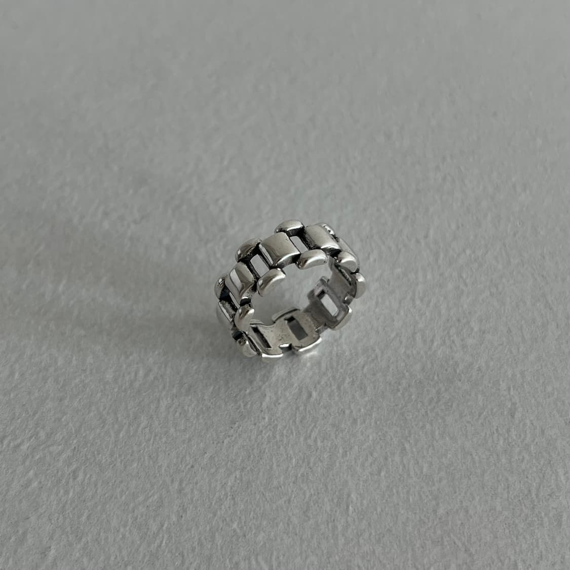 스퀘어 체인 반지 상품이미지2