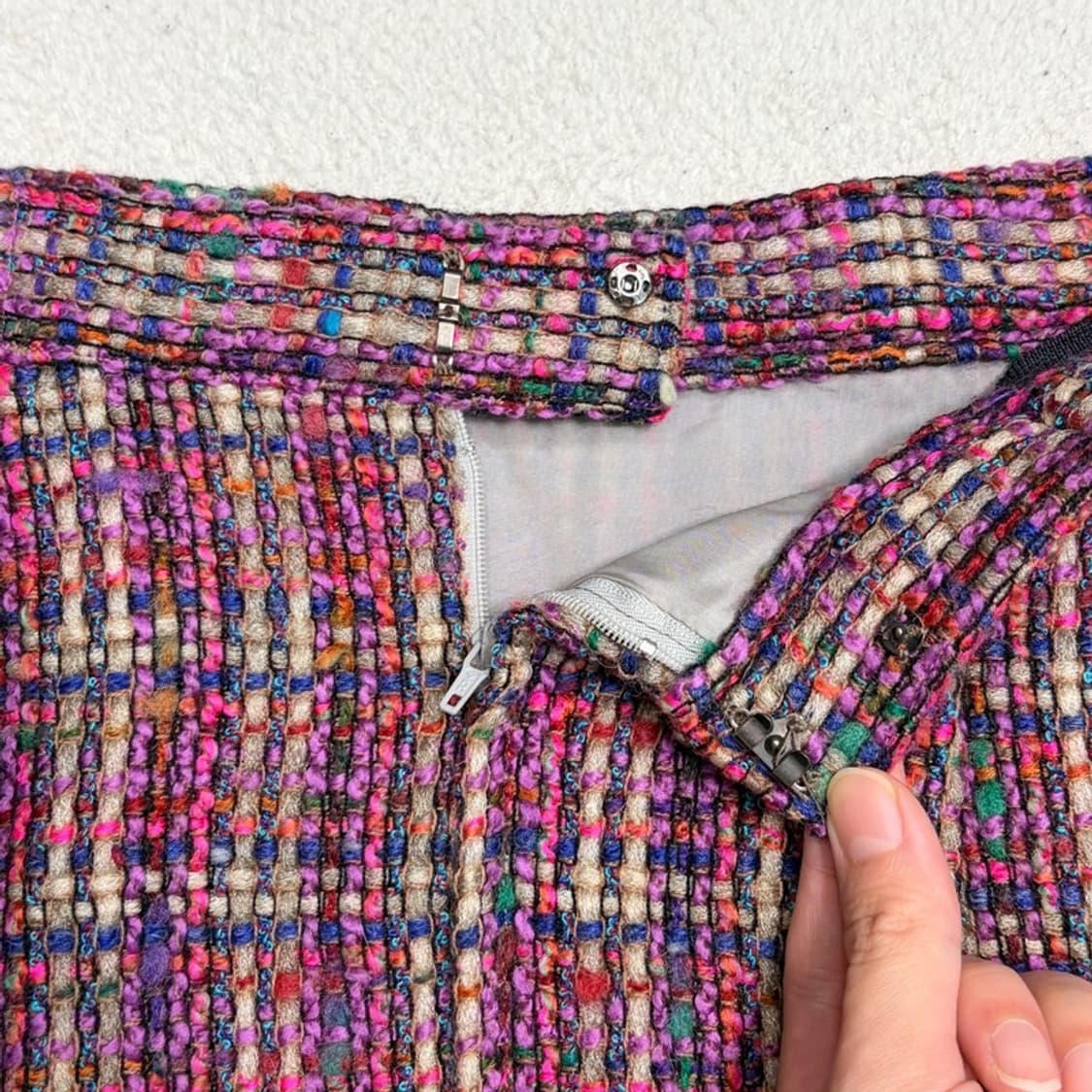 트위드 울 스커트 75 상품이미지6