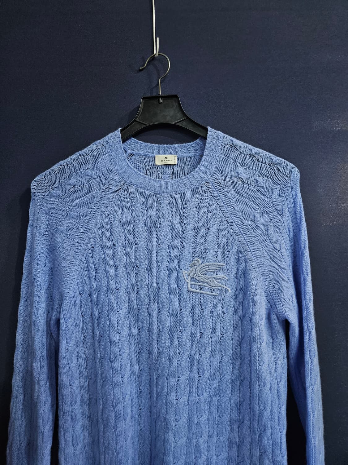 에트로 캐시미어 케이블 남성 40 니트 스웨터  상품이미지9