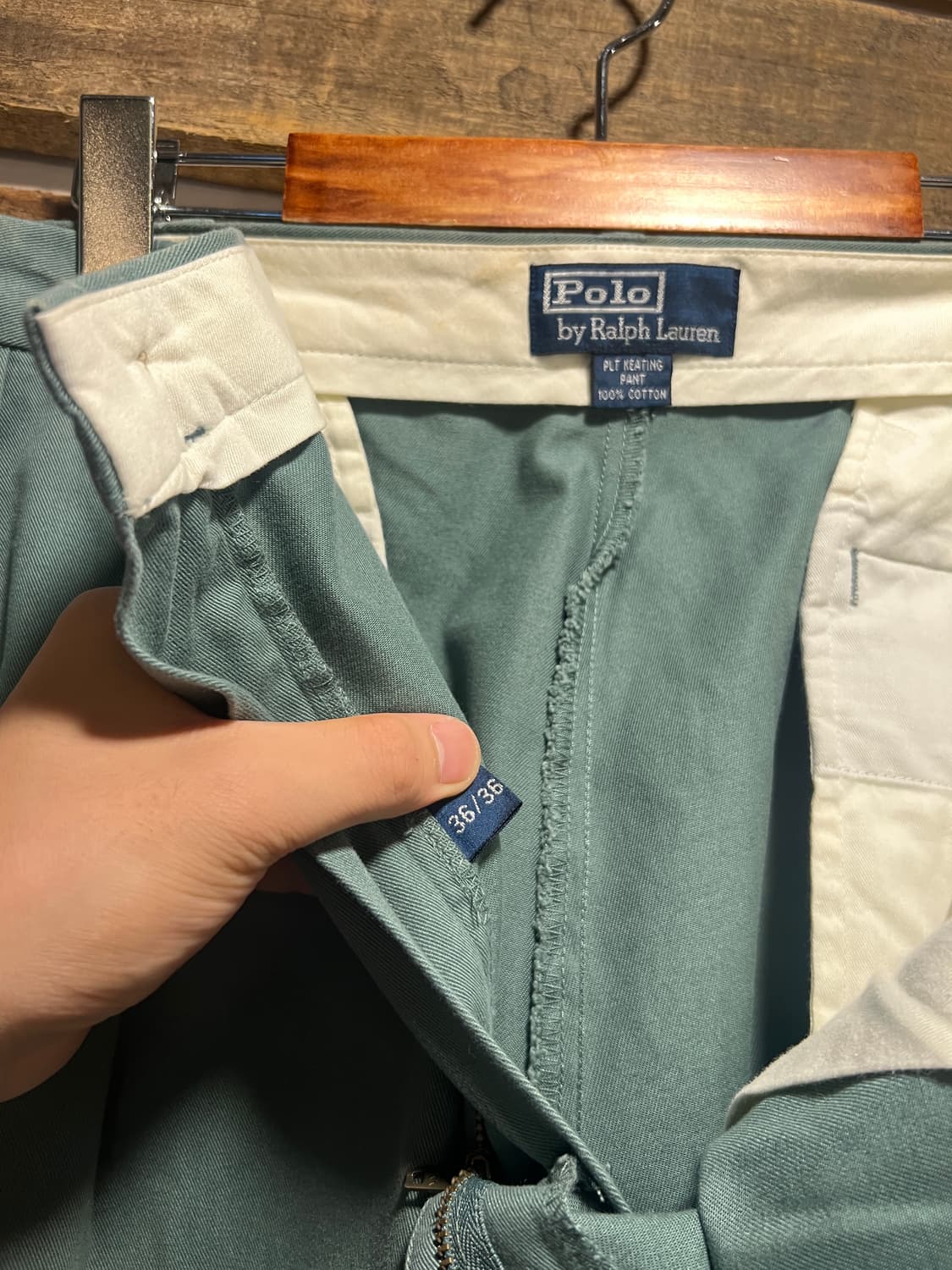 [36]폴로 랄프로렌 PLT KEATLING PANT 빈티지그린 치노팬츠 상품이미지7