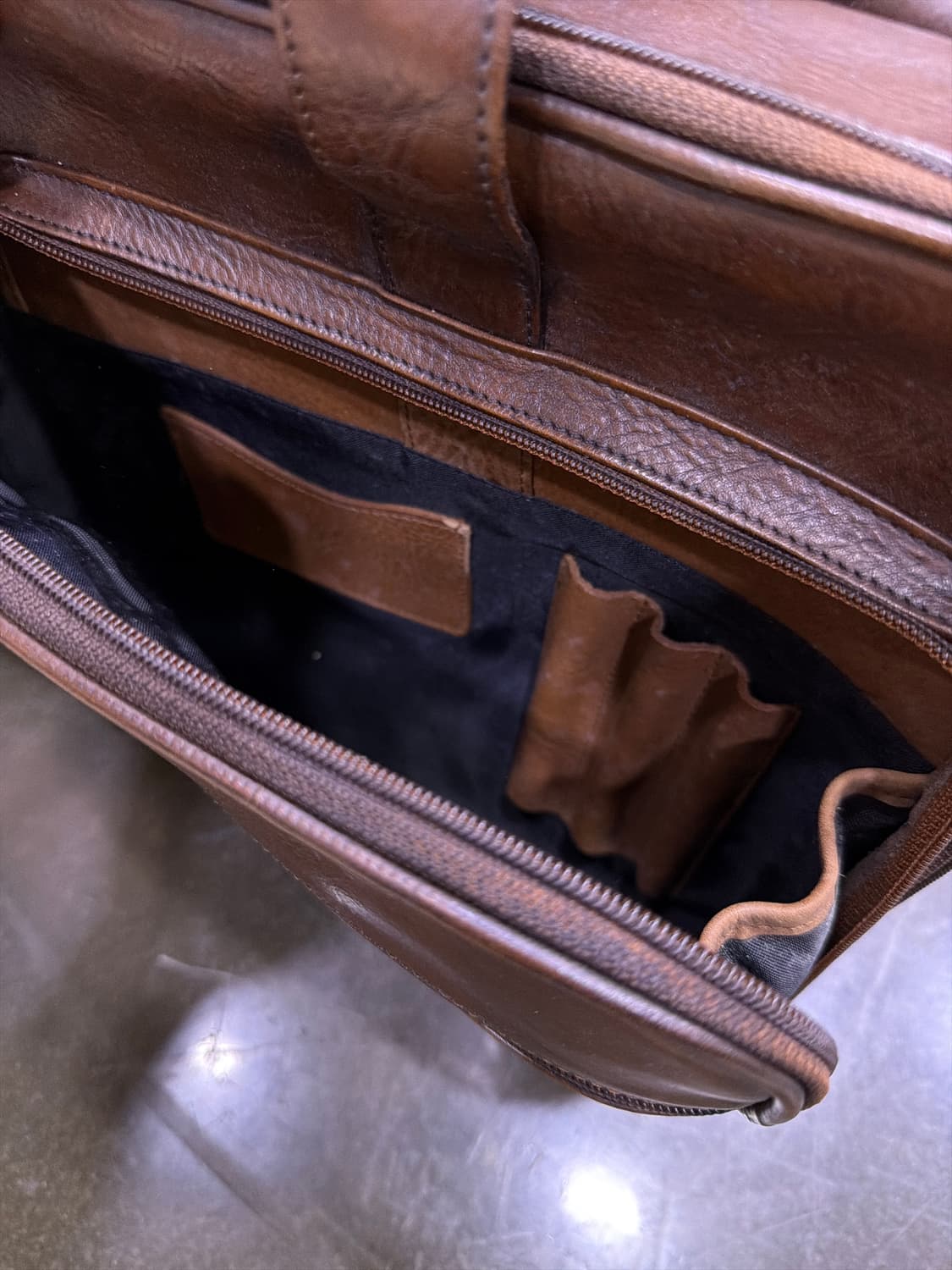 BOSCA 보스카 말가죽 빈티지 브라운 브리프케이스 서류가방 상품이미지10