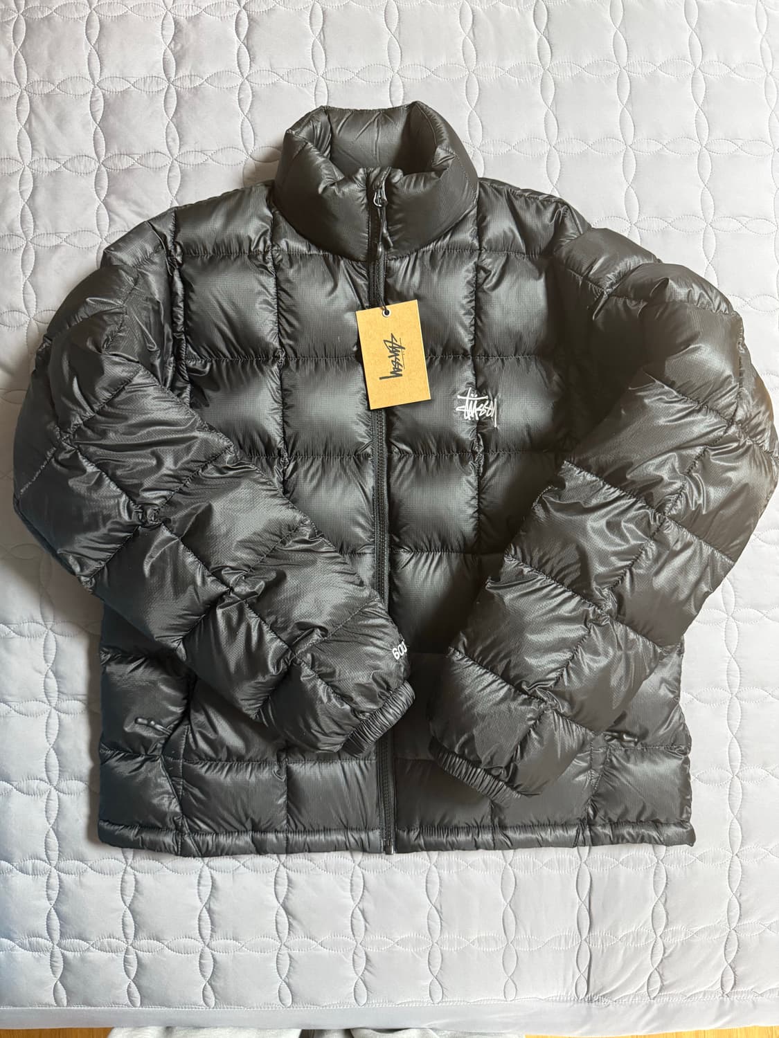 s) 스투시 미드웨이트 25fw 패딩 블랙 상품이미지1