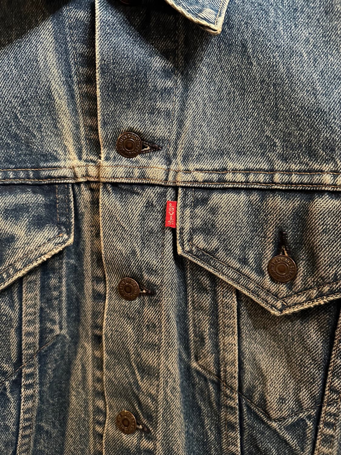 80s USA 빈티지 리바이스 70505 3rd 데님 트러커 자켓 상품이미지4