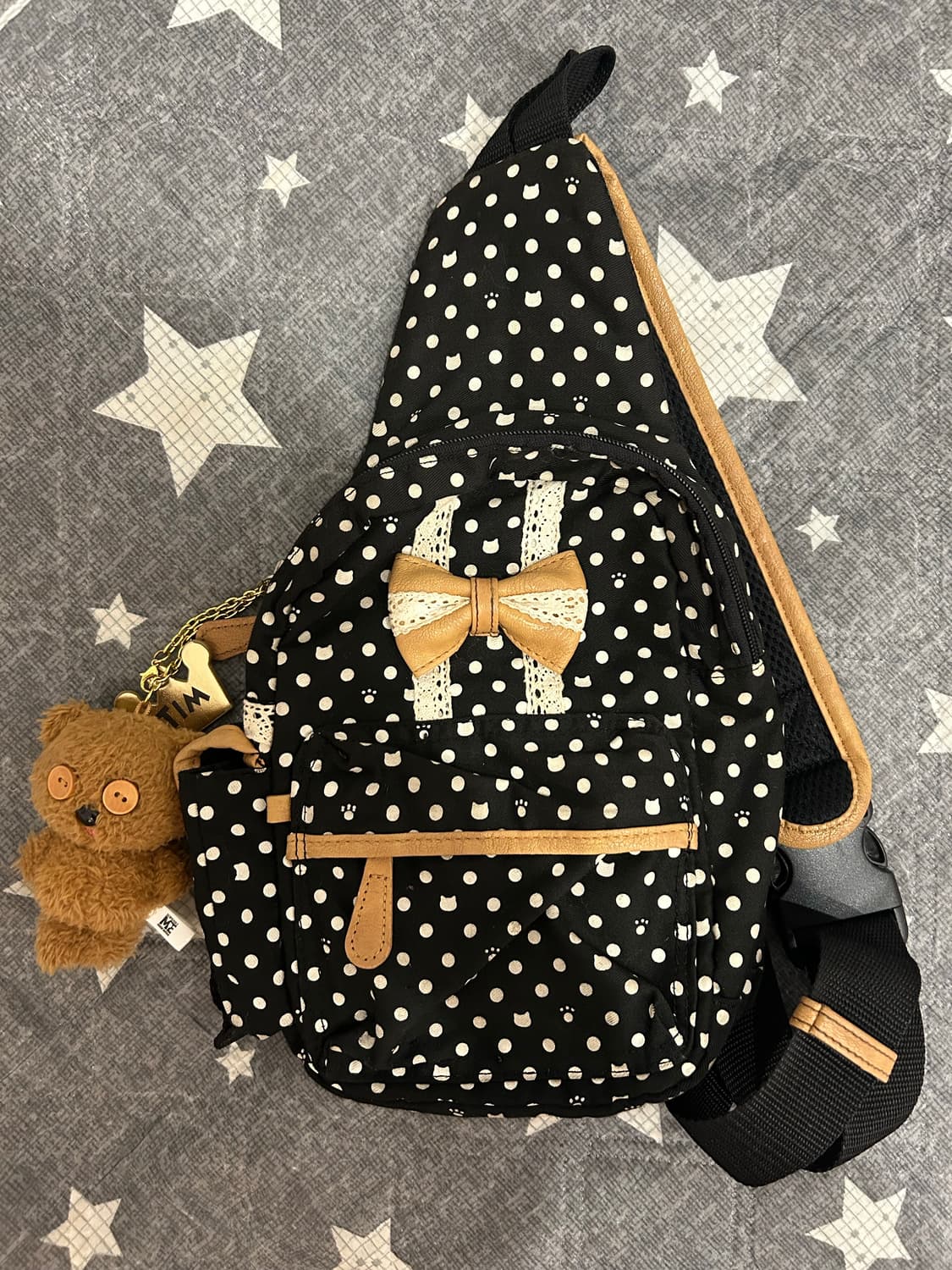 라떼갸루 키티 땡땡이 가방 상품이미지1