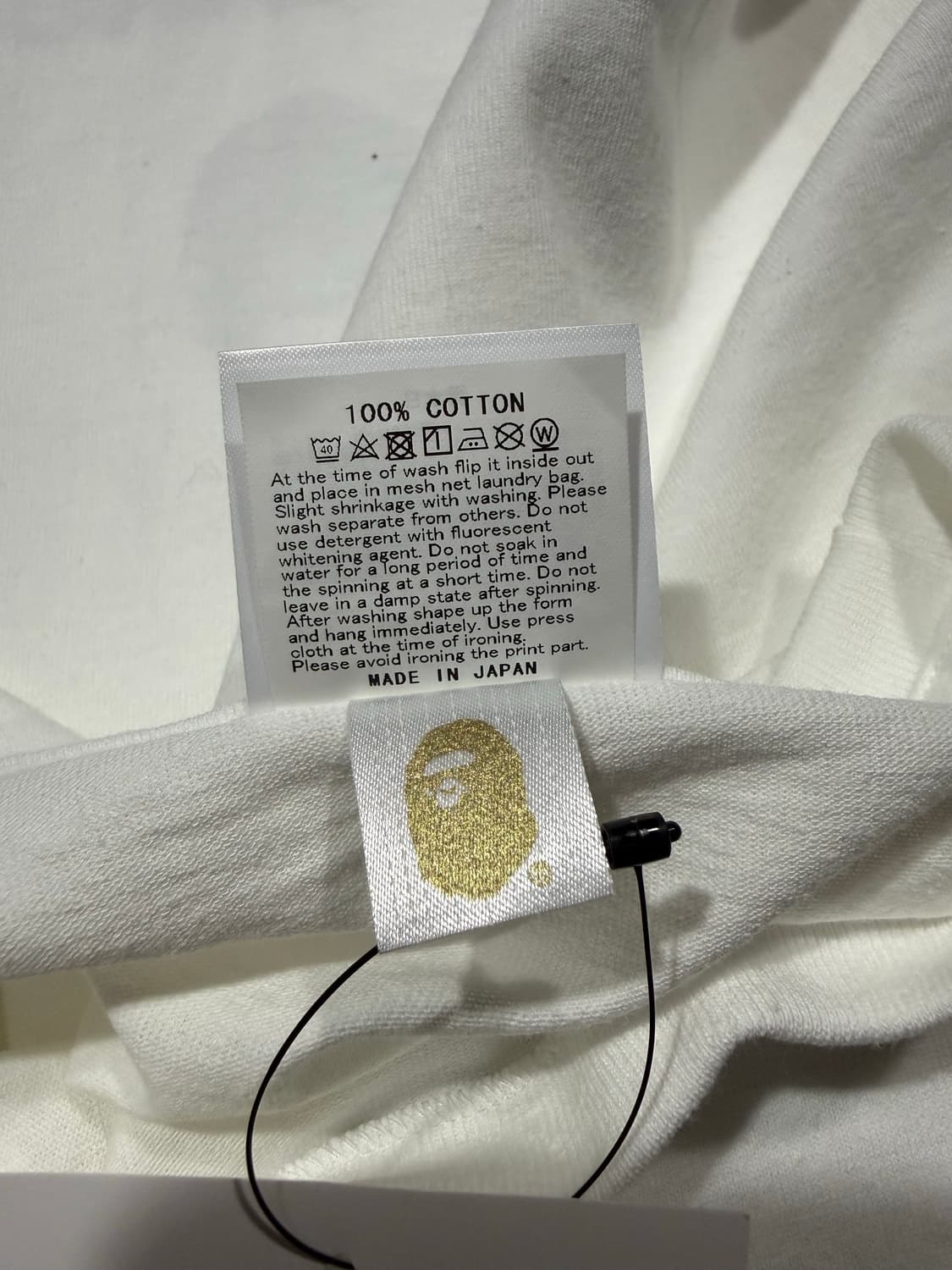 Bape X Comme des garcons 베이프 X 꼼데가르송 반팔 상품이미지5