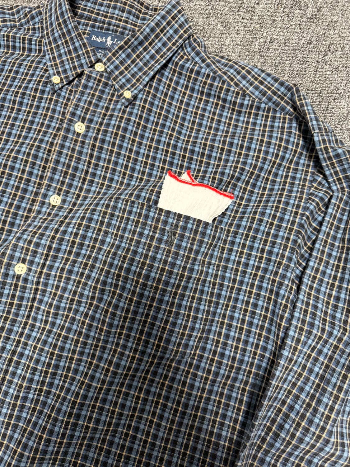 90's Polo ralph lauren BIG shirt 상품이미지3