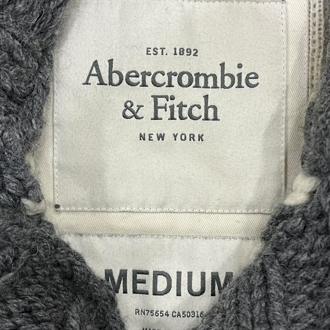 아베크롬비 노르딕 반집업 울니트 s08686 상품이미지6