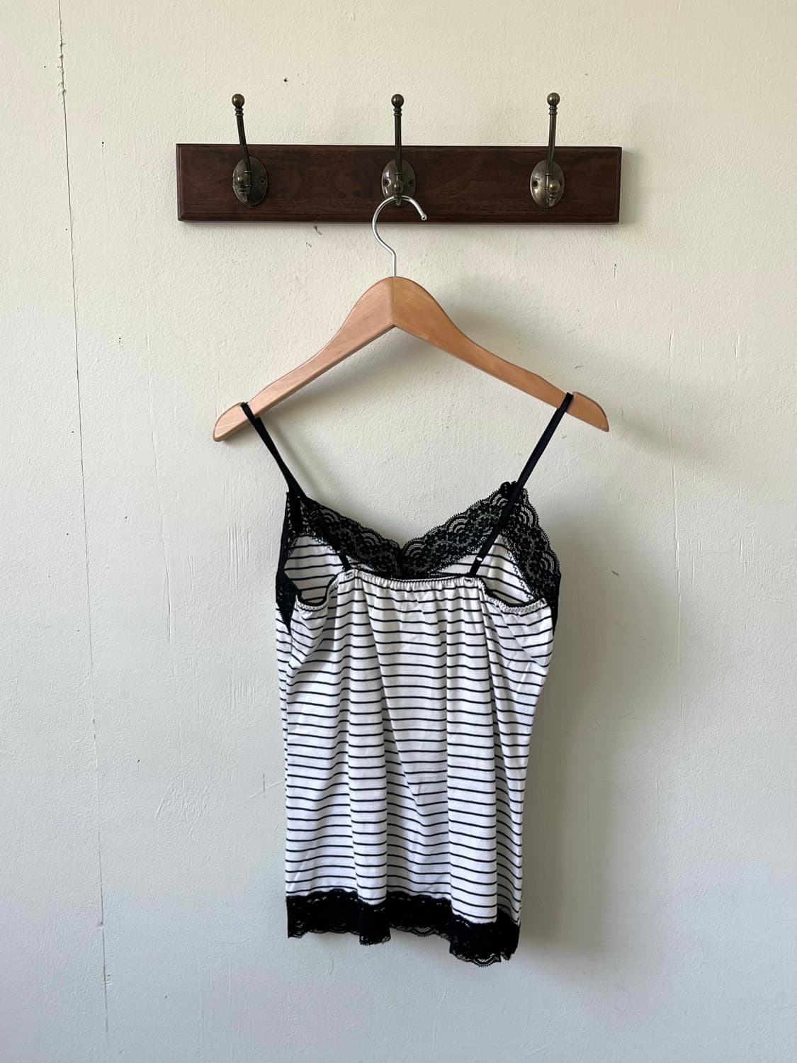 Japan vtg 스트라이프 슬리브리스 상품이미지3