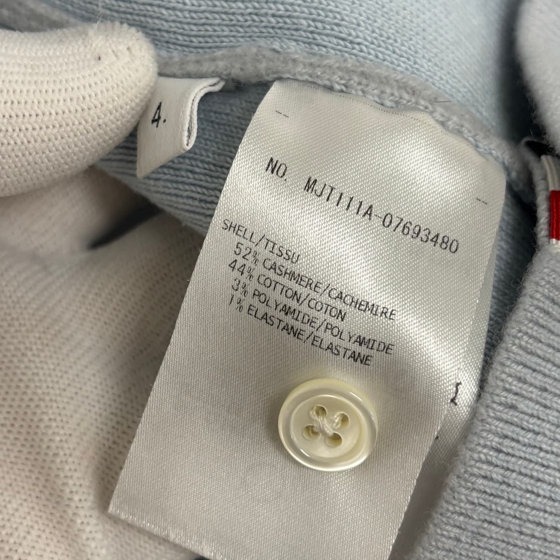 [4]톰브라운 사선완장 캐시미어 맨투맨 상품이미지5