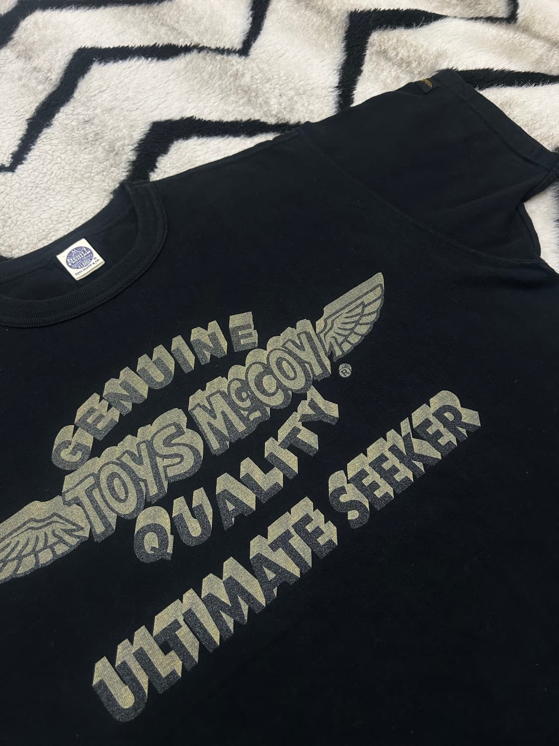 [XL]토이즈맥코이 프린팅 반팔/블랙 상품이미지1