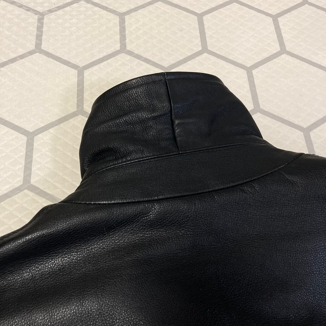 (M) 90s 갭 레더 피코트 블랙 올드갭 상품이미지10