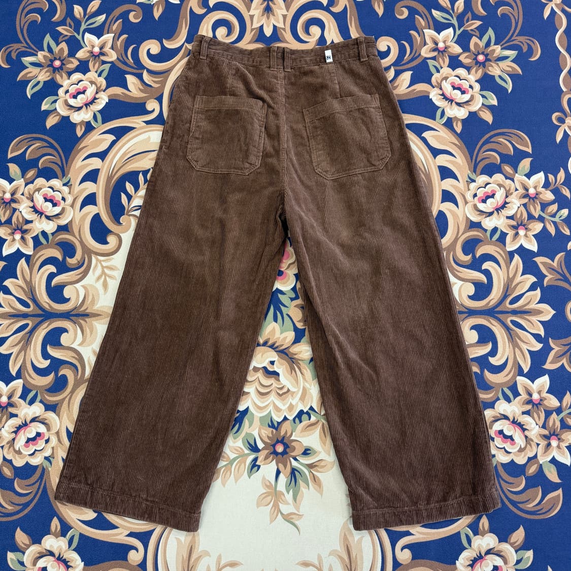 (L)꼼파뇨 스튜디오 와이드 코듀로이 팬츠(브라운) 상품이미지5