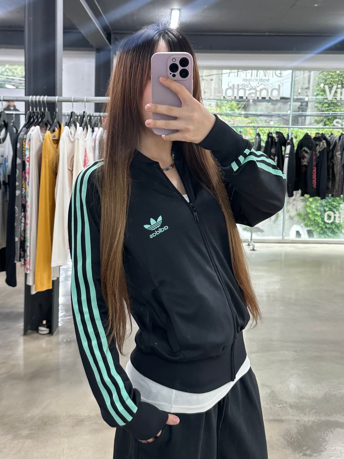 아디다스 민트블랙 트랙탑 져지 상품이미지1