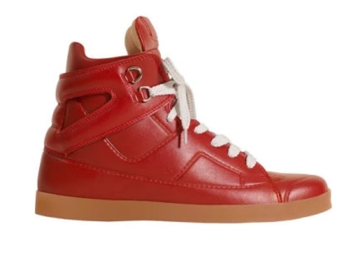 (270) 메종 마르지엘라 X H&M 하이탑 레드 상품이미지1