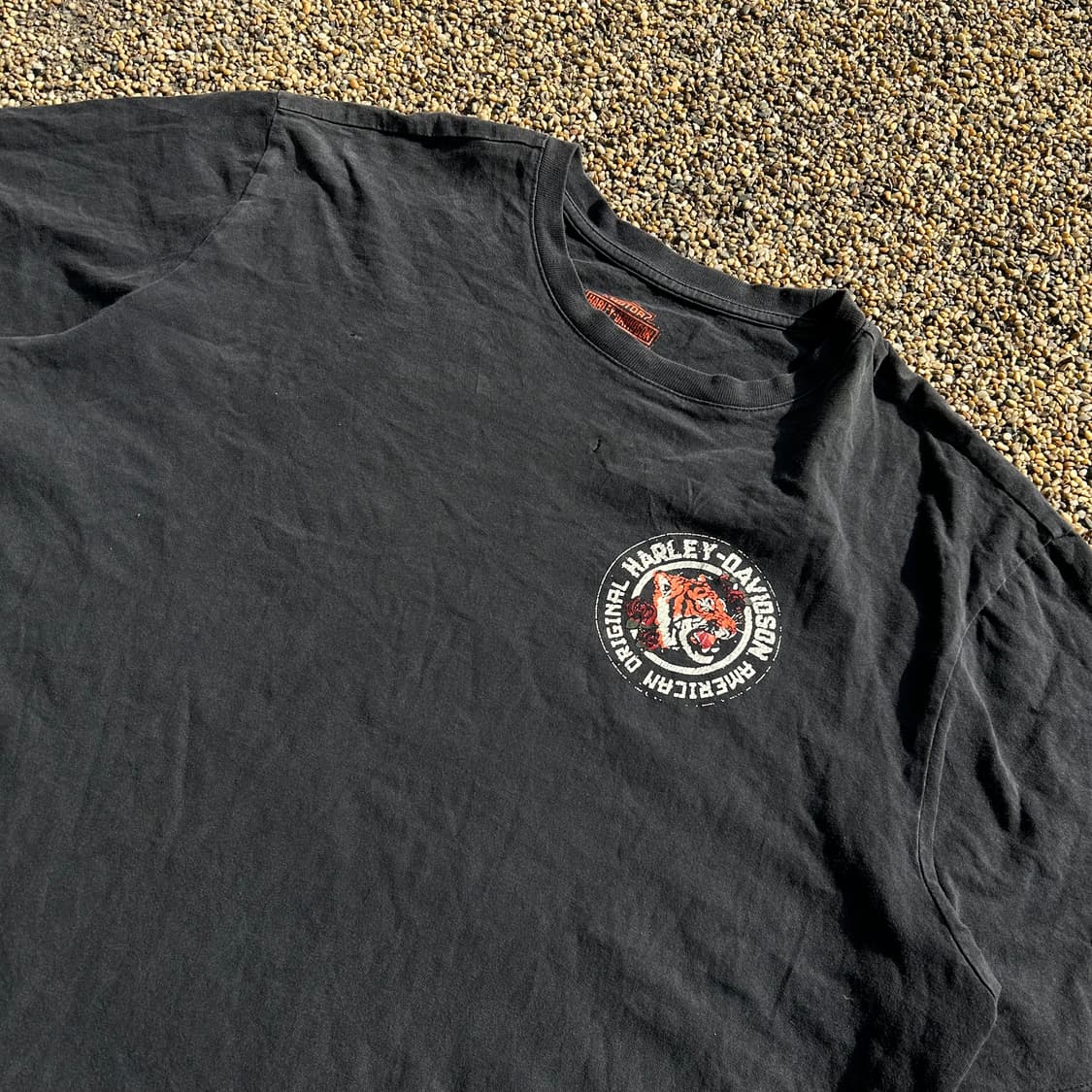 할리데이비슨(Harley-Davidson) 블랙 워싱 반팔티 상품이미지2