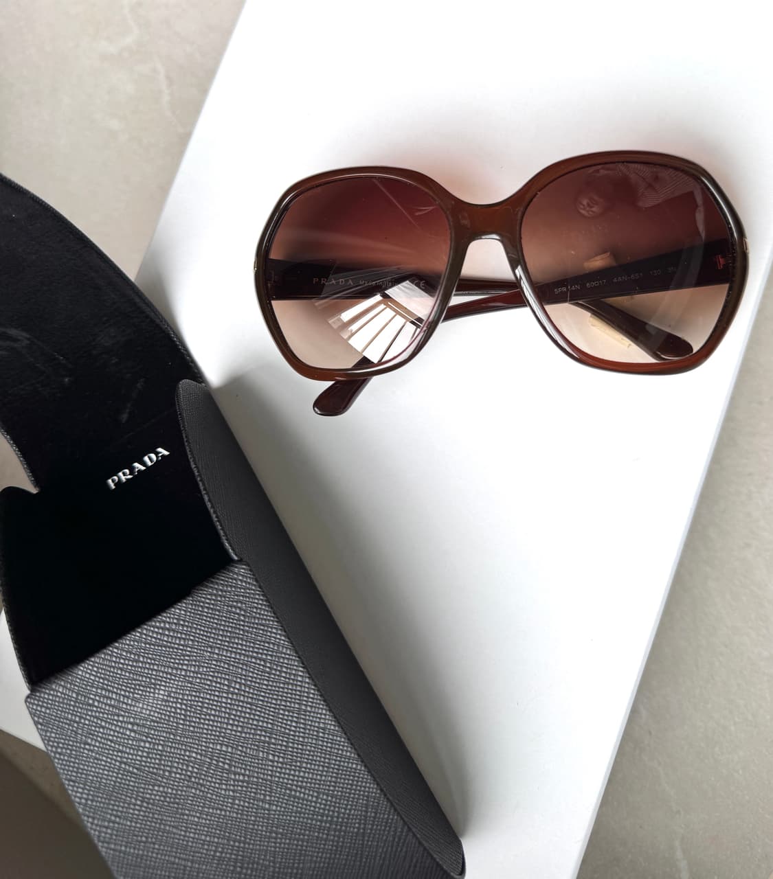 PRADA 선글라스 SPR14N 브라운 상품이미지6