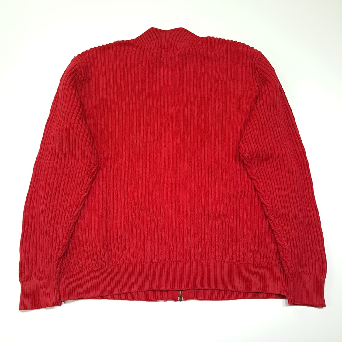 CL076 2XL 엘엘빈 투 포켓 리브드 풀 집업 가디건 니트 상품이미지7