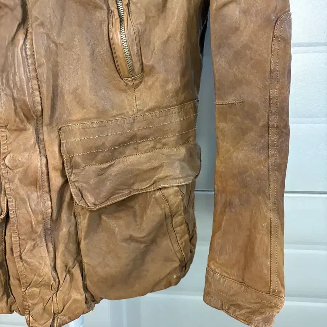 TIME HOMME vintage leather jacket 105 상품이미지7