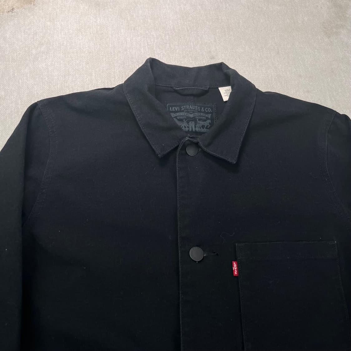 100 리바이스 흑청 데님 자켓 상품이미지2