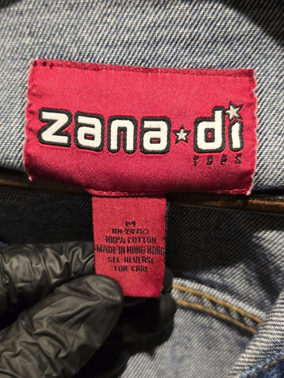 90s Zanadi Faded Blue Denim Jacket 상품이미지5