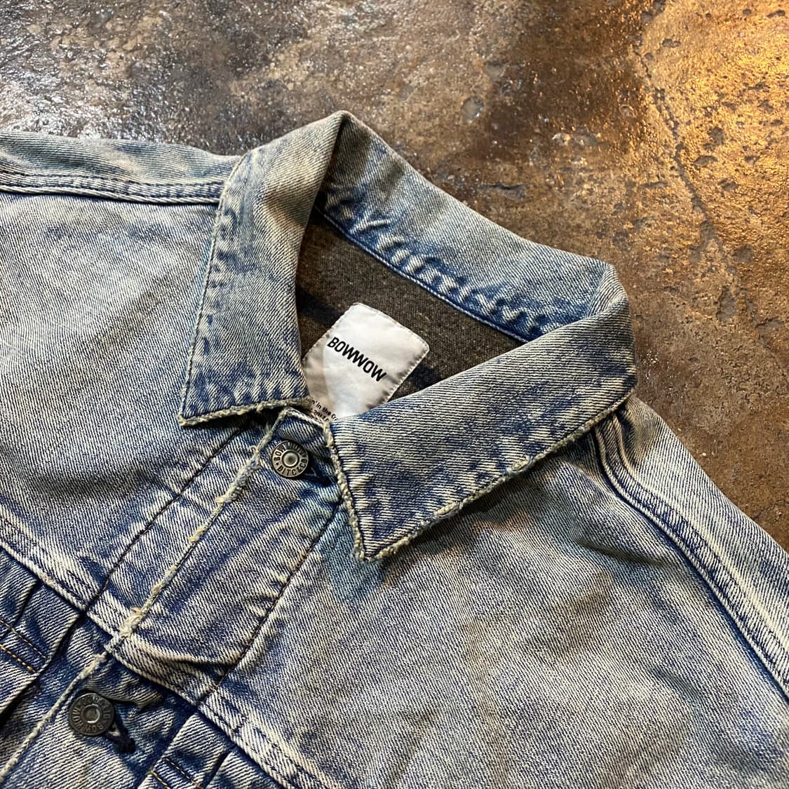 (L) bowwow blanket lined denim jk aging 상품이미지3