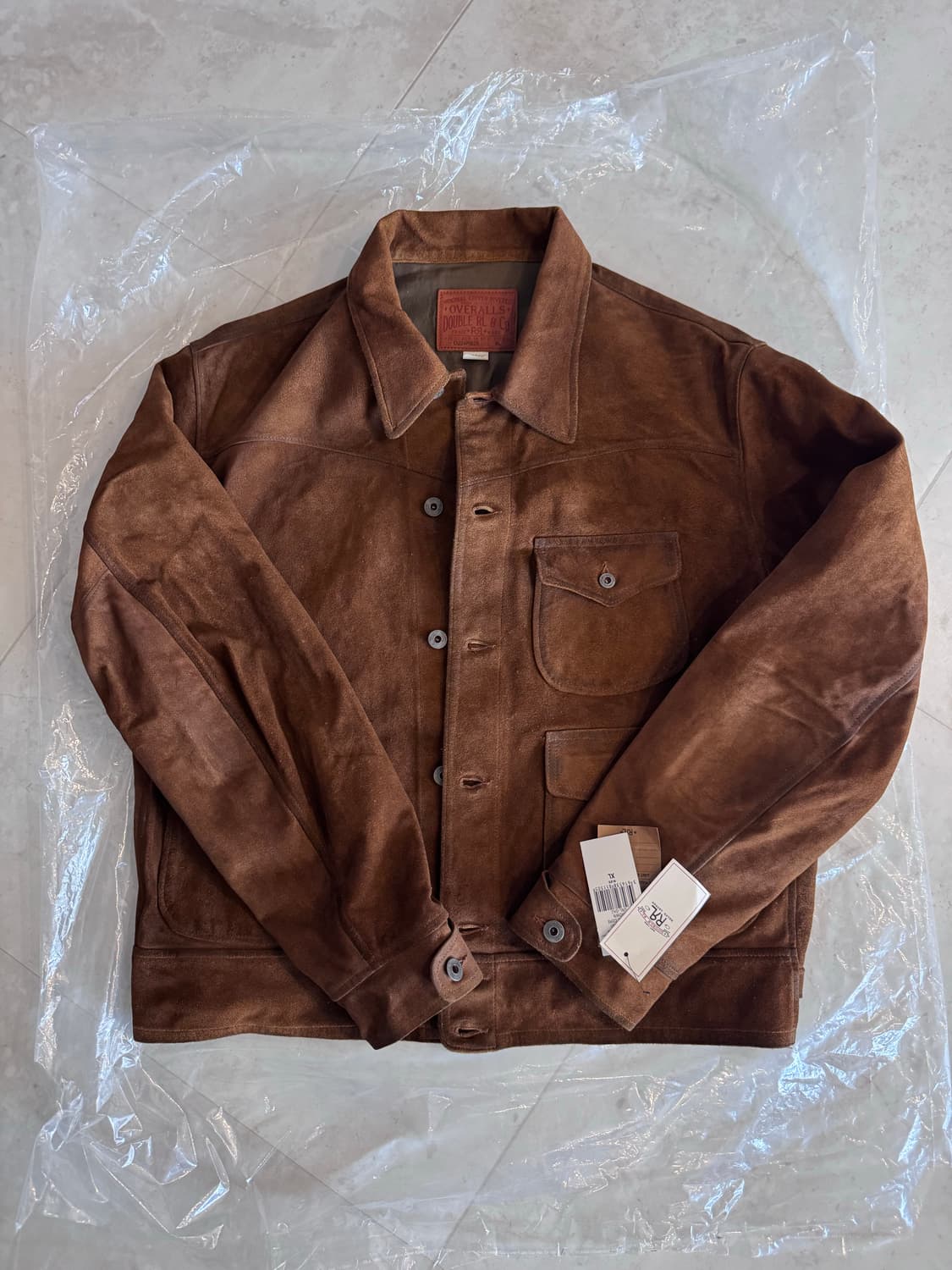 RRL(더블알엘) 러프아웃 스웨이드 자켓 XL 상품이미지2