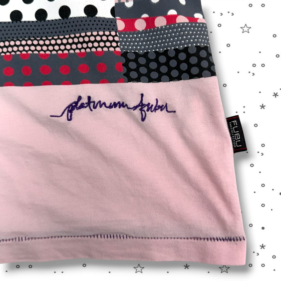 S FUBU 후부 도트 프린팅 티셔츠 상품이미지4