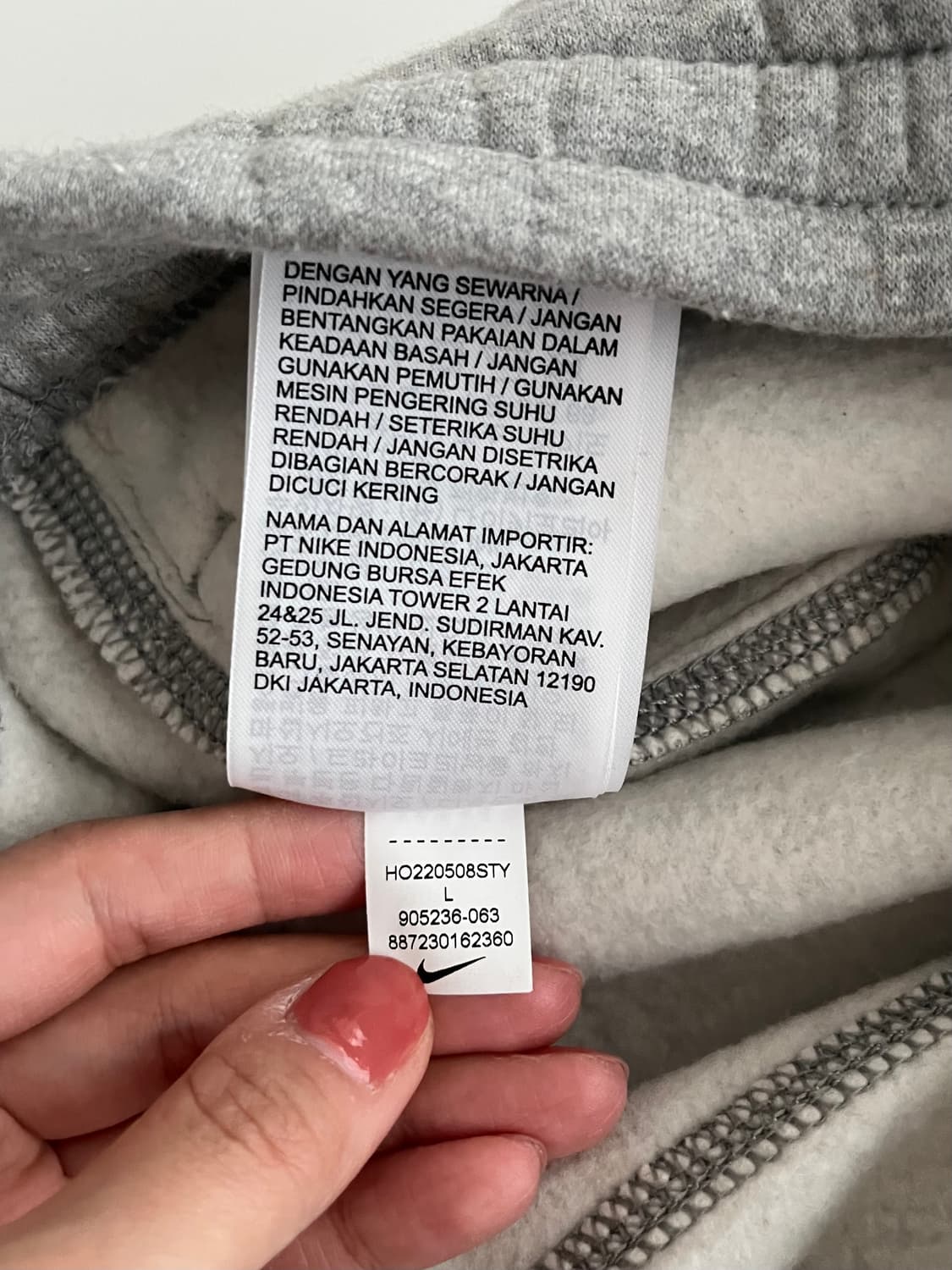 L) 나이키 기모 트레이닝 팬츠 그레이 상품이미지7