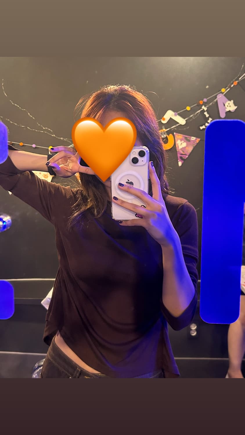 브라운 셔링 긴팔티 상품이미지3