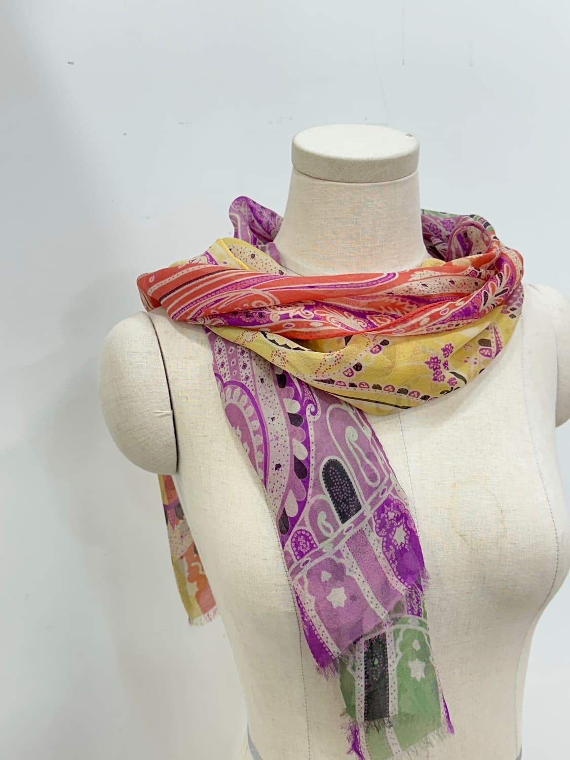 에트로 실크 머플러 상품이미지4