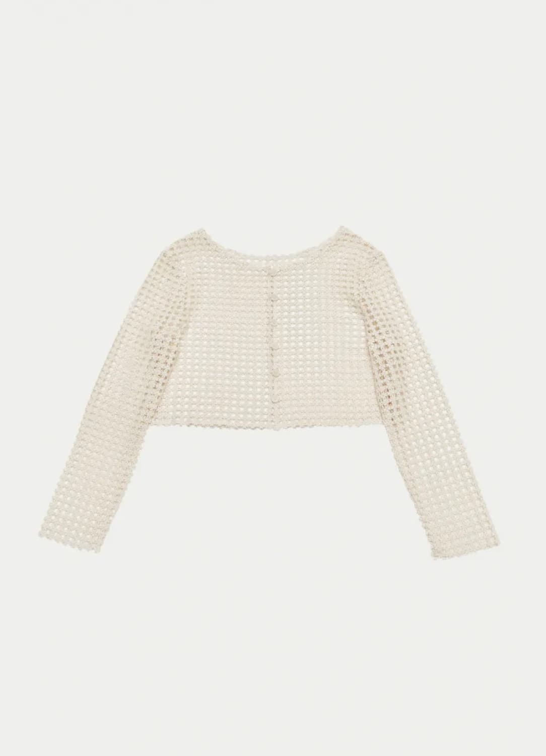 아모멘토 플라워 레이스 크롭 가디건 상품이미지1