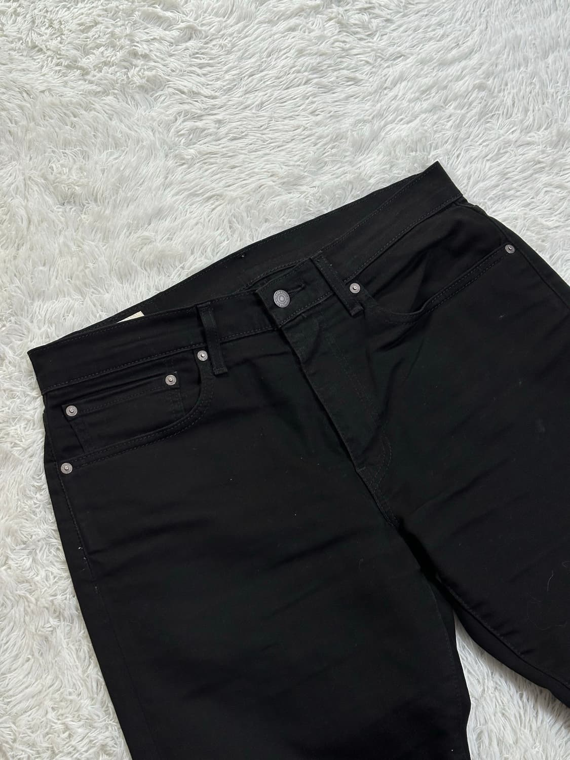 리바이스 프리미엄 블랙 진 W34 L32 상품이미지1