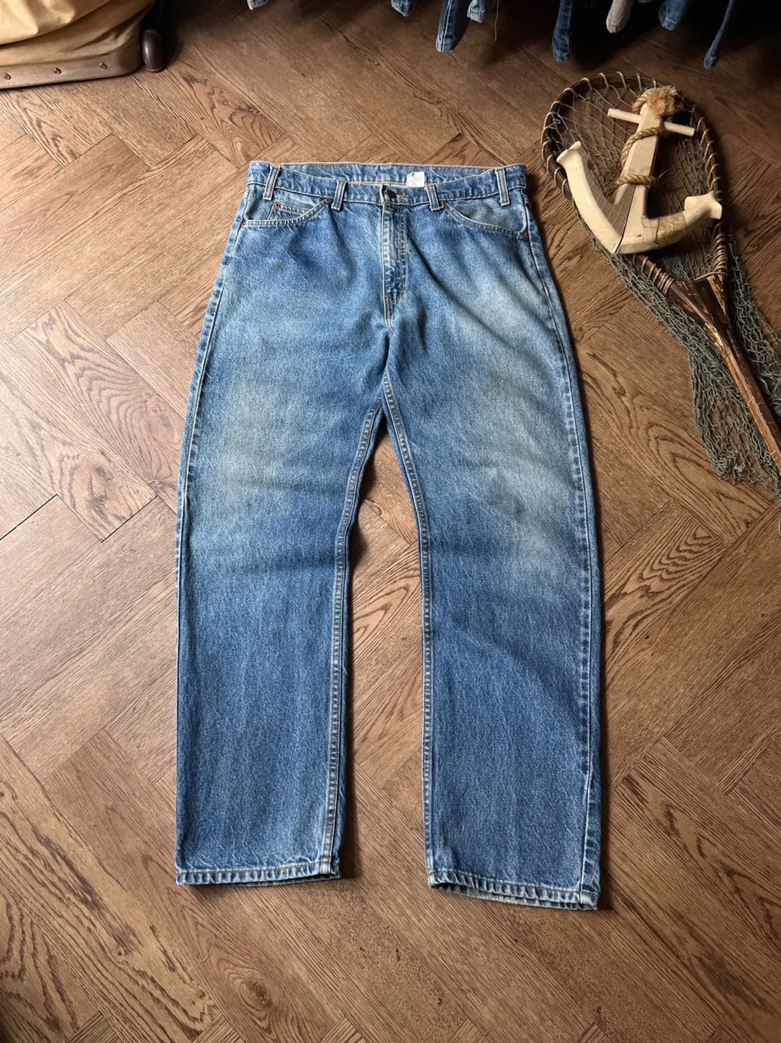 [36]90's 리바이스 USA 오렌지탭 505 데님 팬츠 상품이미지1