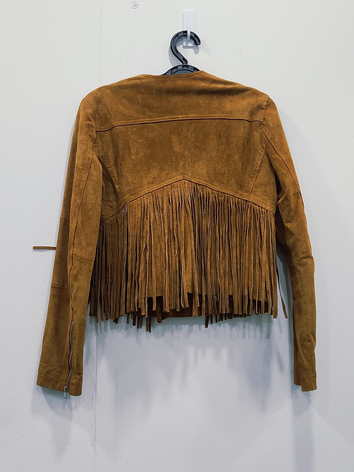 [M] 풀앤베어 스웨이드 프린지 자켓 M사이즈 상품이미지2