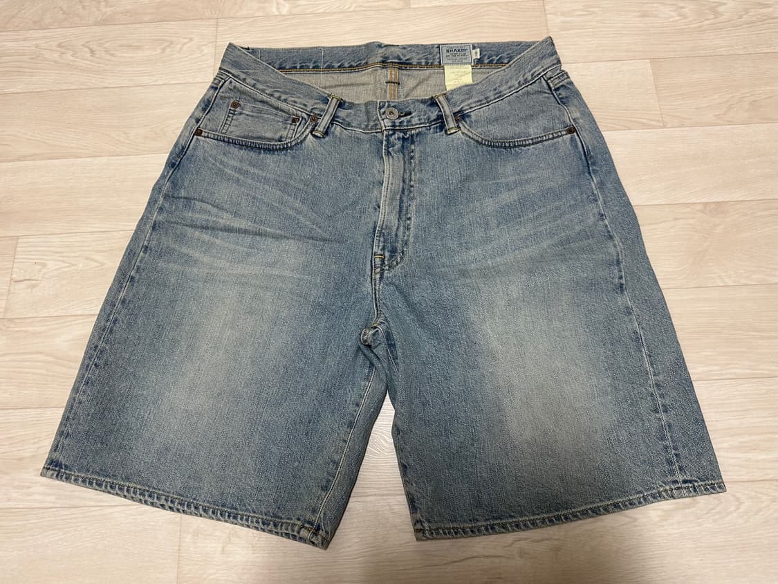 khakis ridge denim short light blue L 상품이미지3
