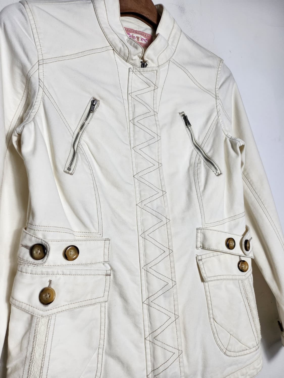 리바이스 빈티지 화이트 코튼 자켓 상품이미지2