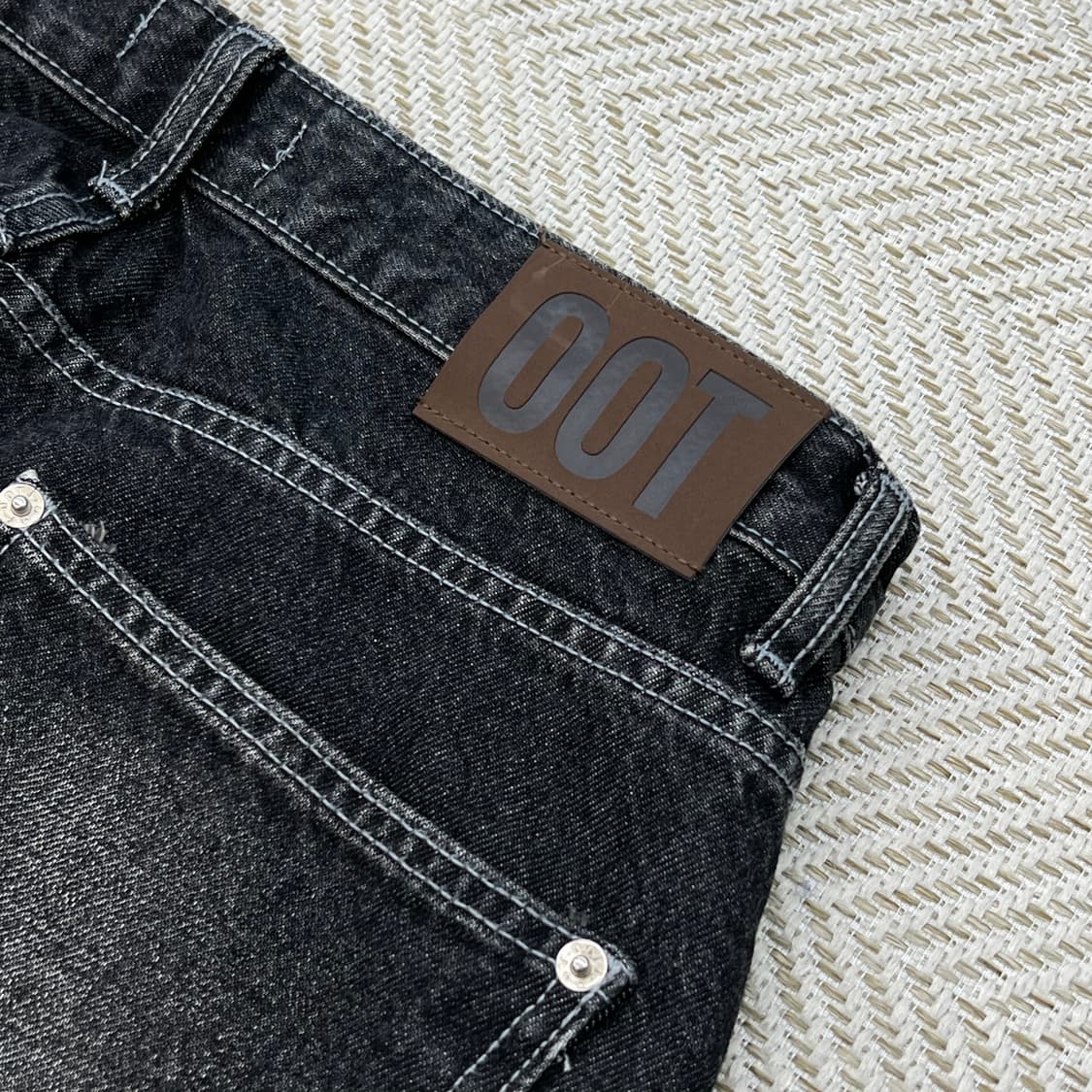 oot 흑청 배기 데님 팬츠 r3584 상품이미지5