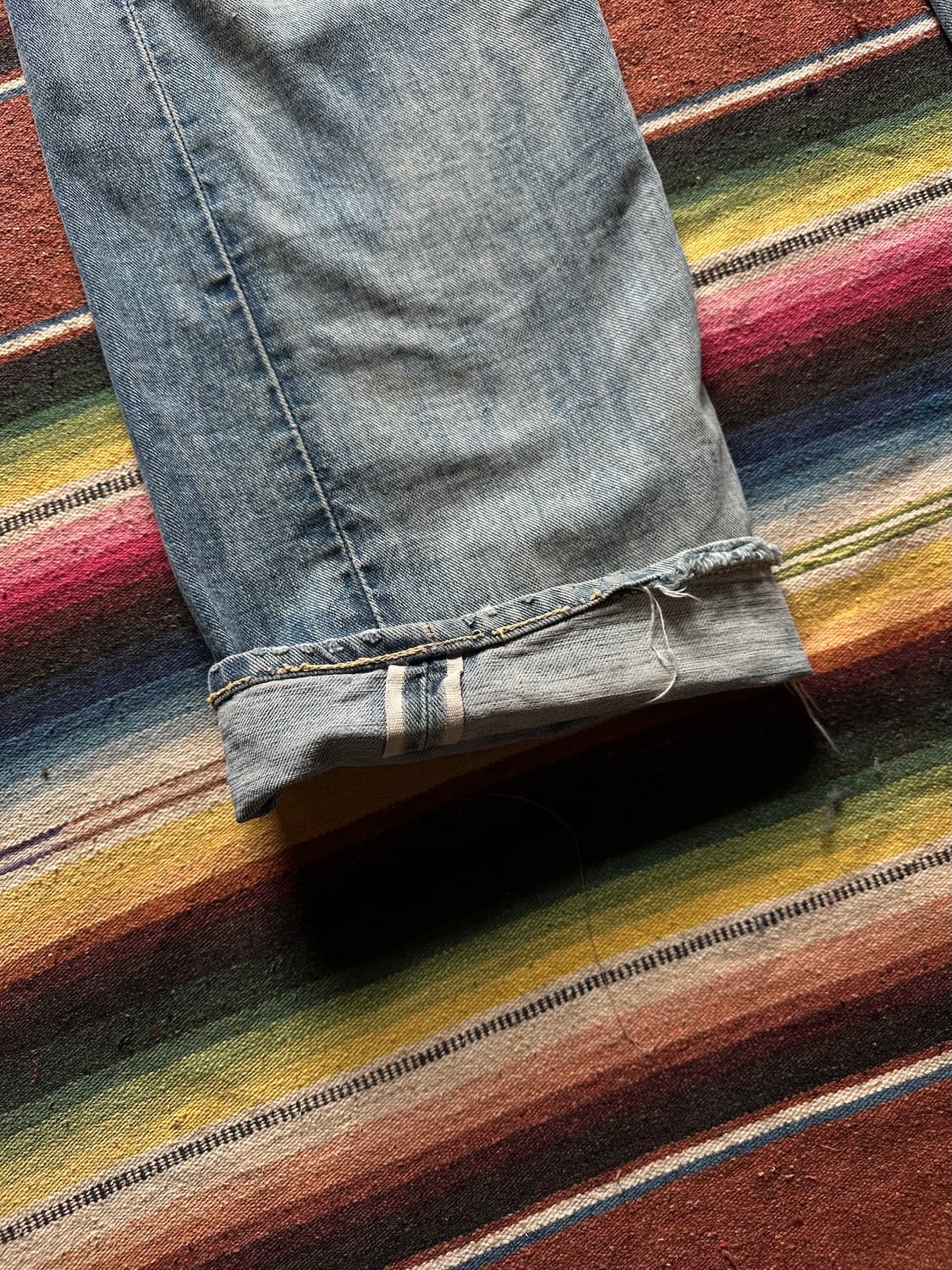 60s USA LEE 101z Selvedge Denim Pants 상품이미지4