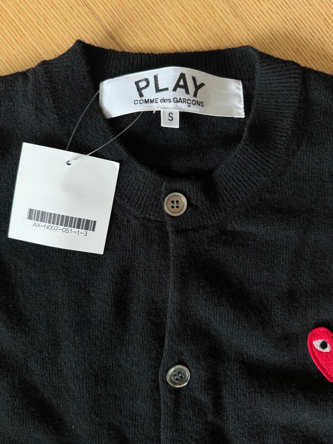 꼼데가르송 가디건 상품이미지2