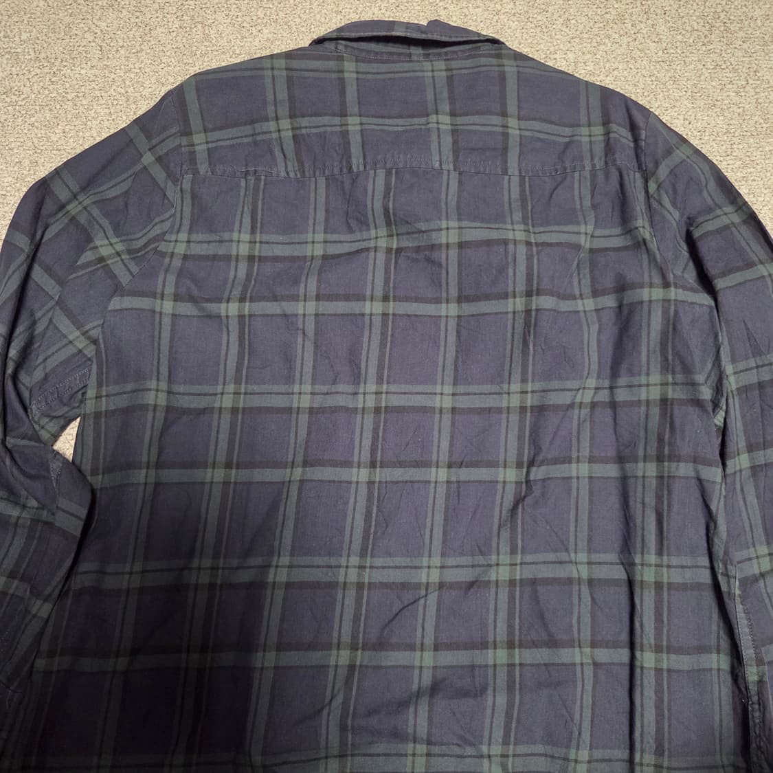 Contemporaine 오가닉 코튼 체크셔츠 L(100) 상품이미지5