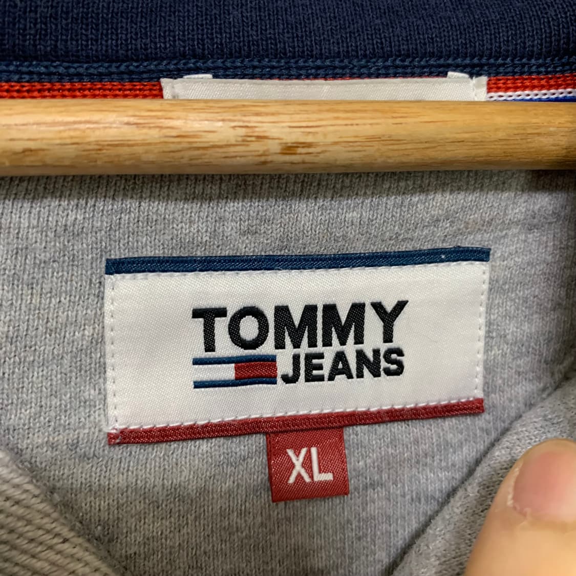 타미진스 타미힐피거 빈티지 그레이 후드집업 XL 상품이미지4