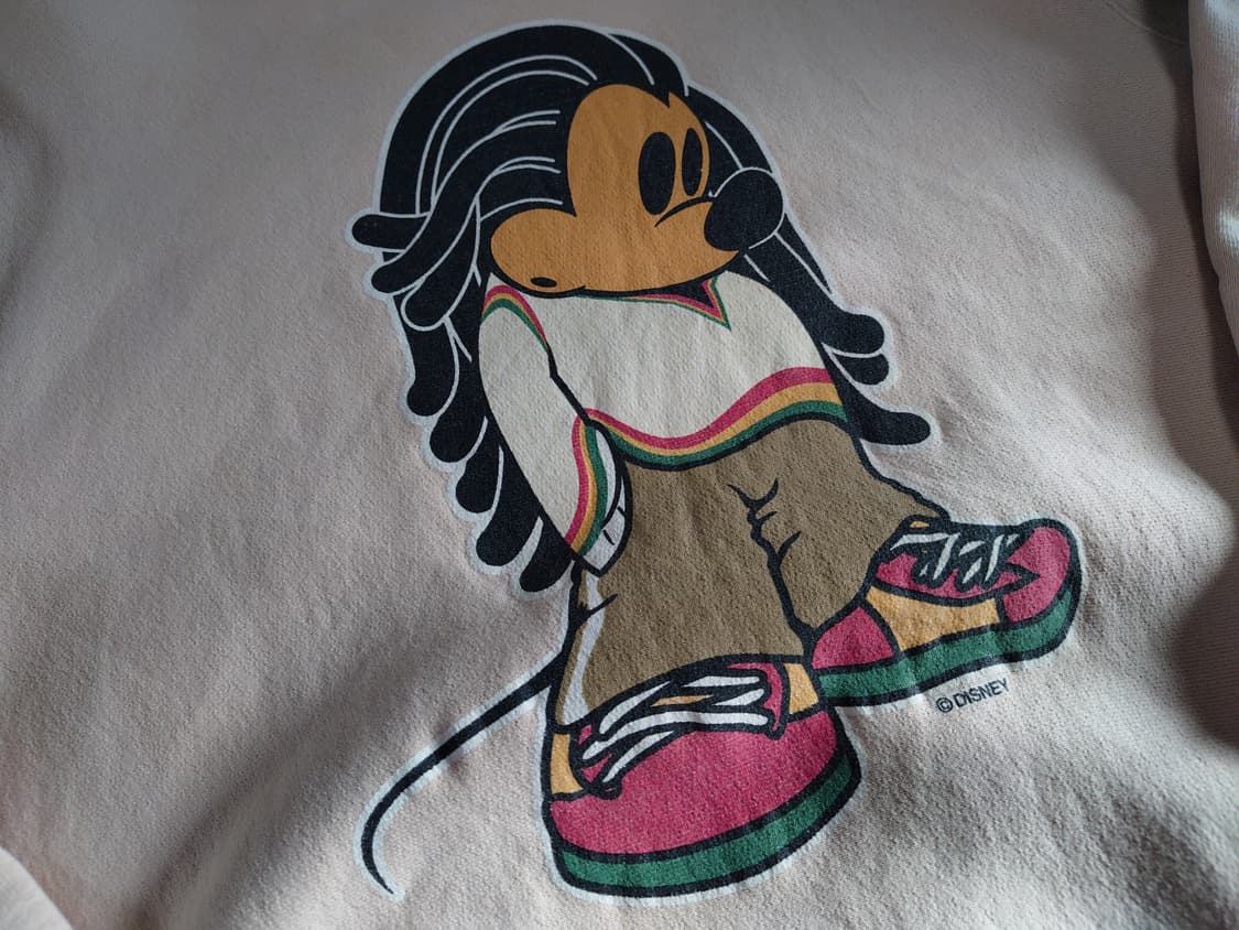 빈티지 레게 미키마우스 스웻셔츠 상품이미지3