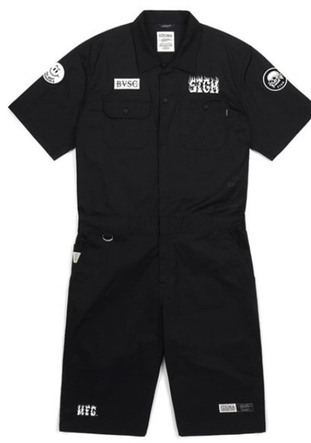 스티그마 점프슈트 사이즈 XL 판매 자수 프린팅 입니다 상품이미지1