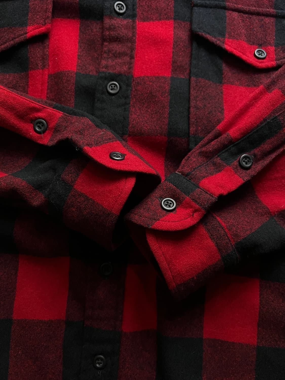 [M]펜들턴 USA 버팔로 체크 퓨어 버진 울 셔츠 상품이미지6