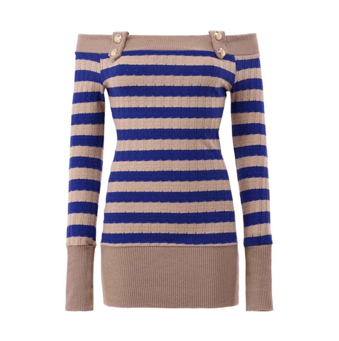 베이비메탈클럽 사샤 니트 미니드레스 블루 상품이미지1