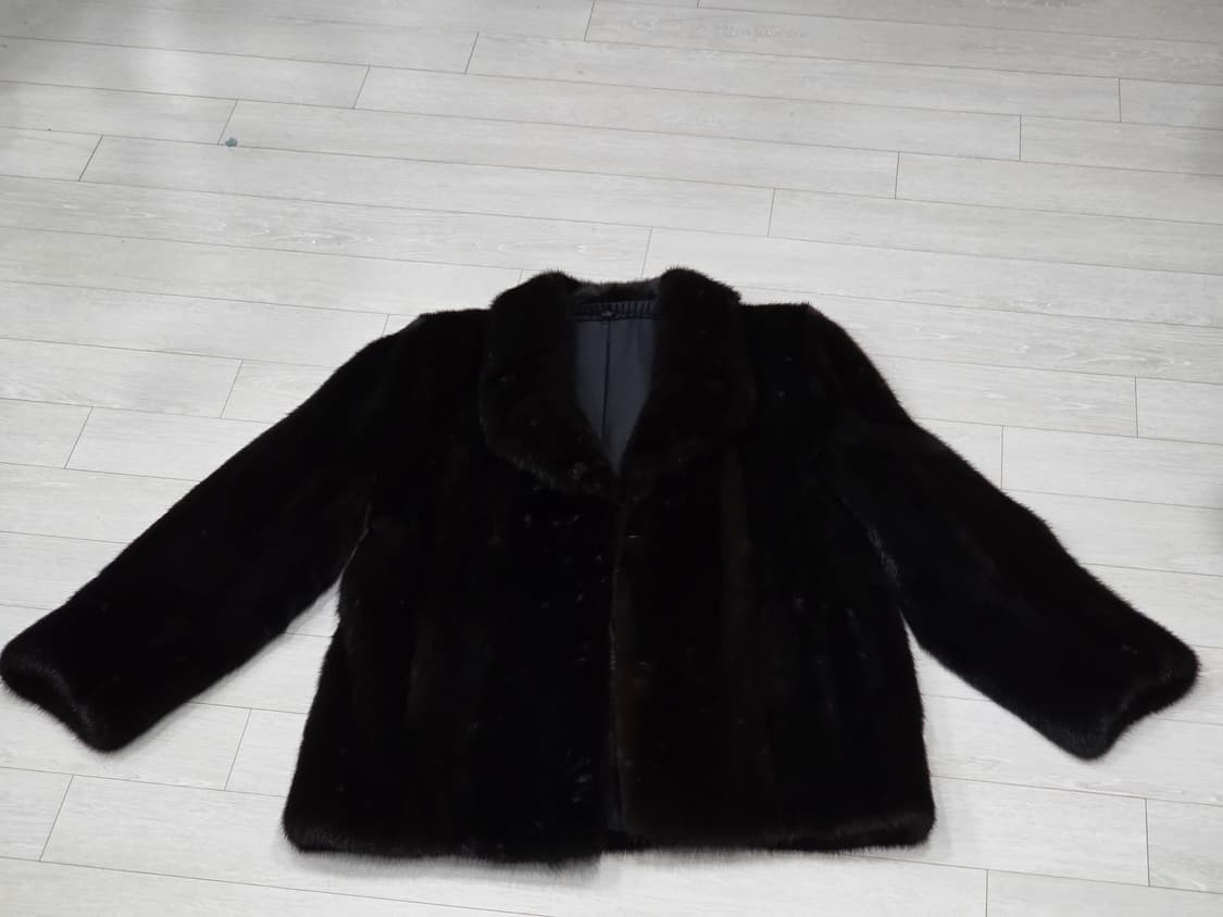 리얼 통밍크 테일러드 자켓 밍크코트 하프코트 빈티지 상품이미지4