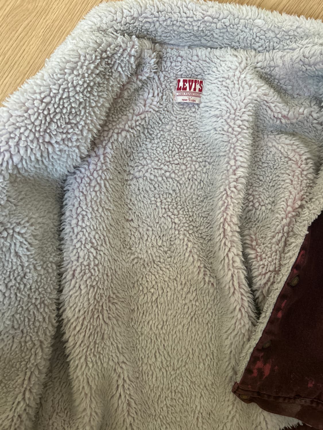 리바이스 양털 자켓 L 상품이미지2