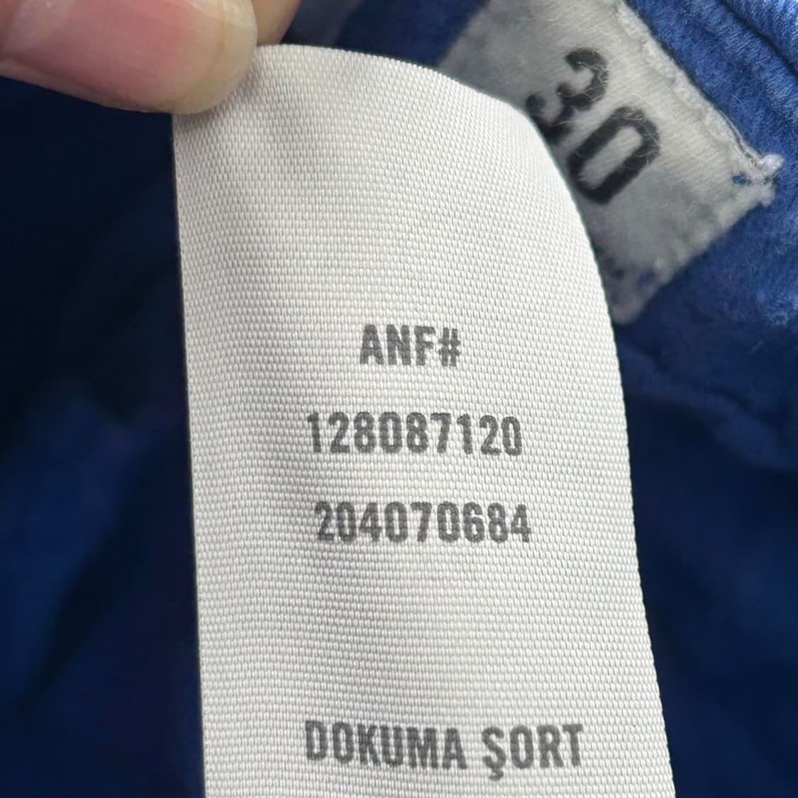 ABERCROMBIE & FITCH 코튼 쇼츠 반바지 30 상품이미지6